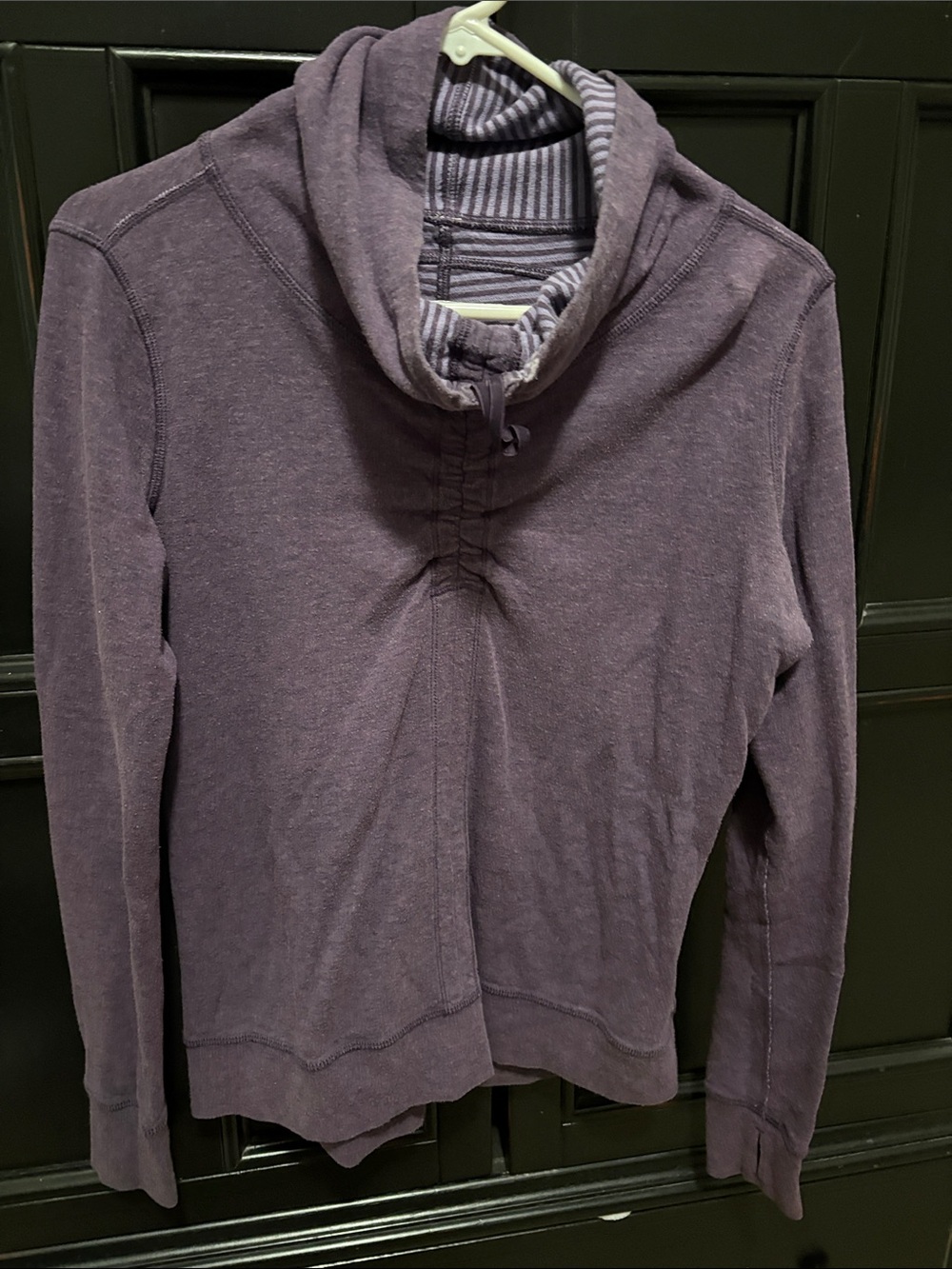 lululemon athletica Purple Cowl Neck Pullover Sweater